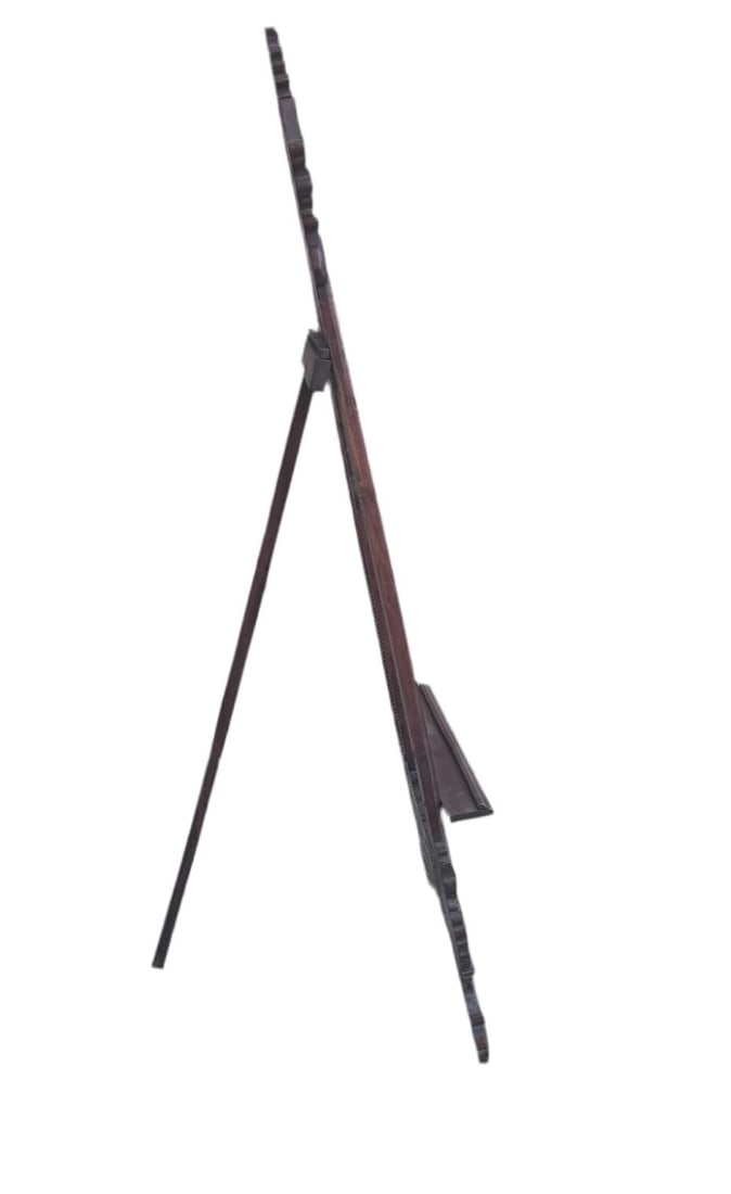 Antique Victorian Style Mahogany Table Top Victorian Easel - 7