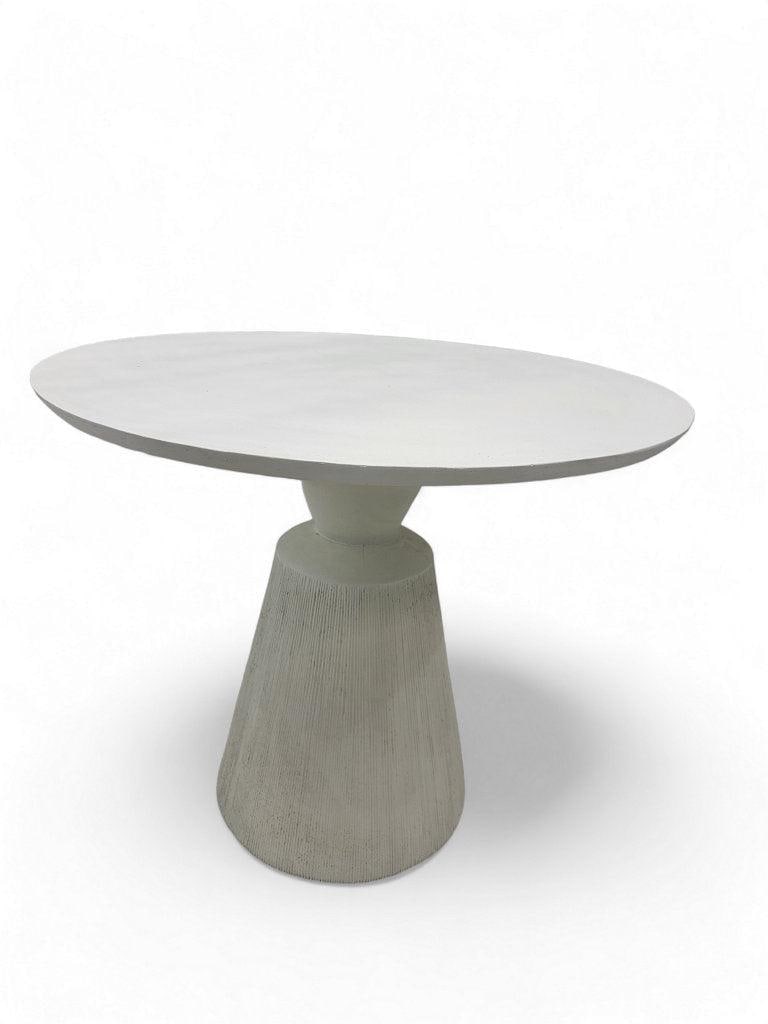 Organic Modern Cast Stone Fisher Patio Table by Summer Classics - 2