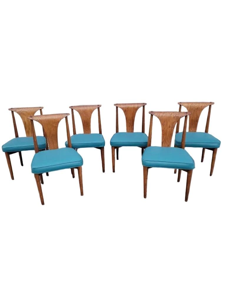 MCM Lawrence Peabody Dining Chair Newly Reupholstered - Set of 6 - 6