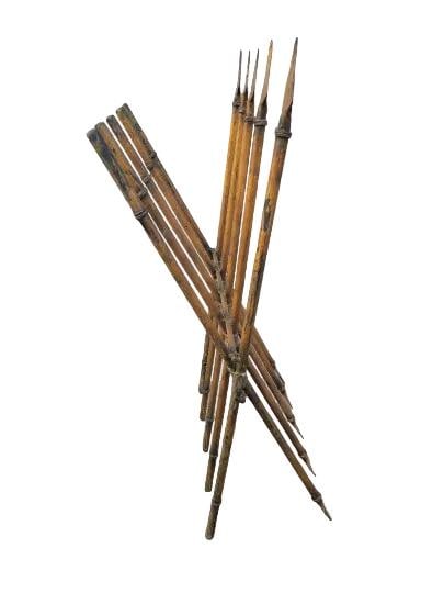 Antique Gothic Medieval Iron Spear Floor Rack - 2