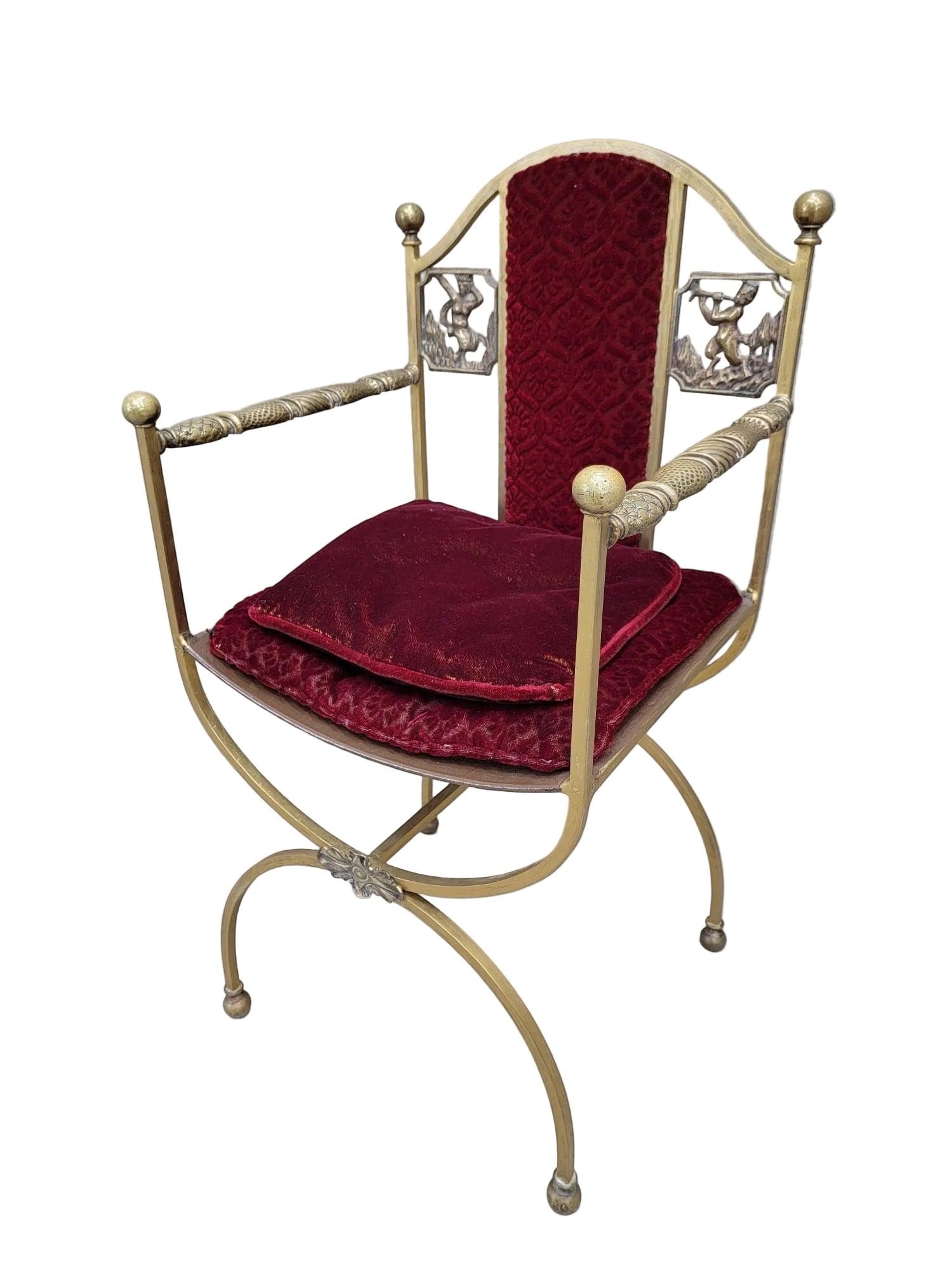 Antique Art Deco Oscar Bruno Bach Savonarola Chair - 2