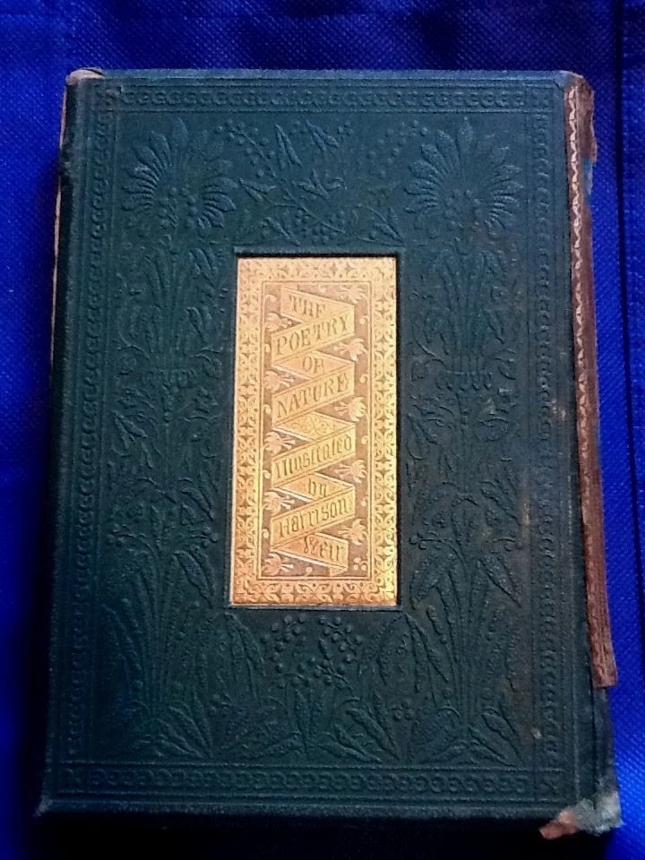 THE POETRY OF NATURE ILLUSTRATED Harrison Weir Antique London Sampson Low1861 HC - 5