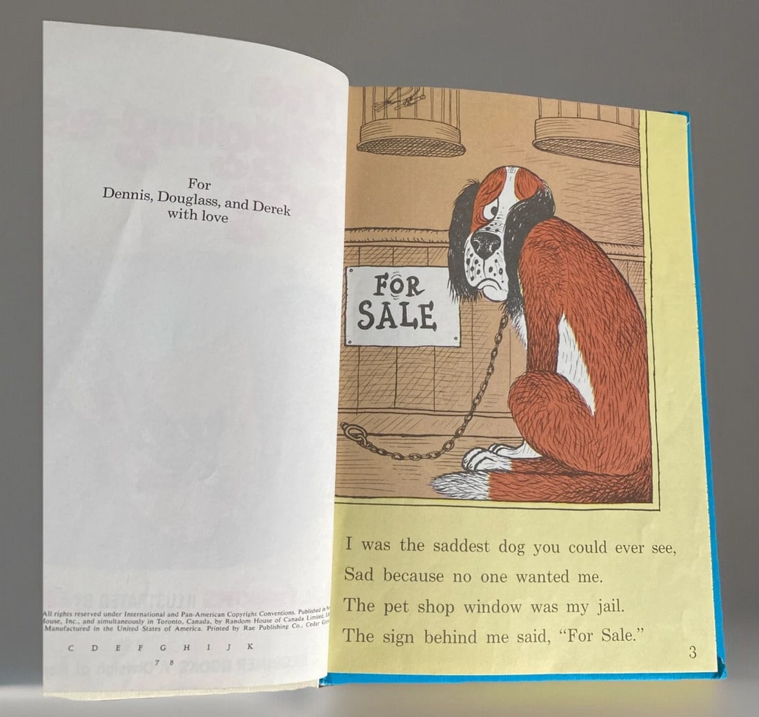 The Digging-est Dog Beginner Book HC 1967 Grolier BC Ed Al Perkins Very Good - 9