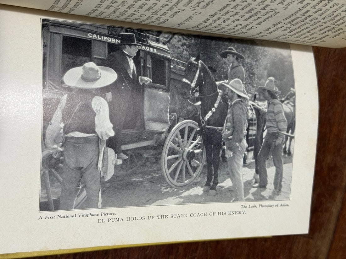 THE LASH: Photoplay Title of Adios by The Bartletts 1936 HCGrosset AuthorsLtdEd - 10