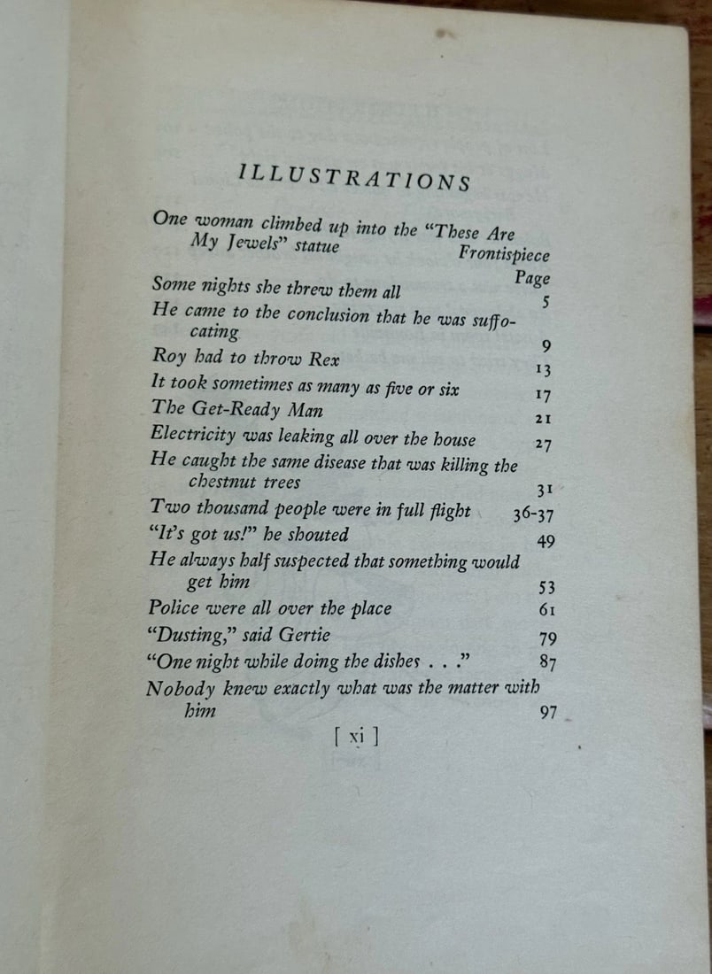 My Life and Hard Times by James Thurber 1933 1st/16th Hardback Harper & Bros H-V - 10