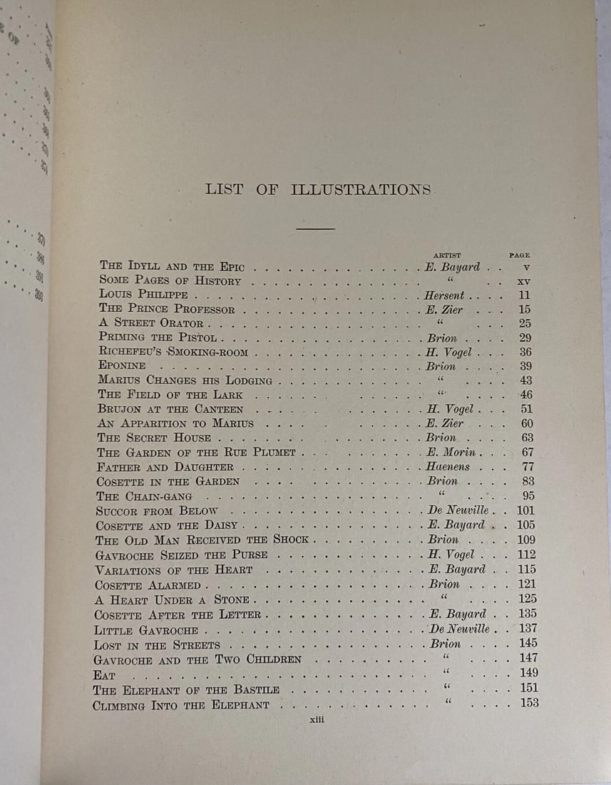 Les Miserables Victor Hugo Vol. IV Illustrated 1886 Library Edition HC VGood - 9