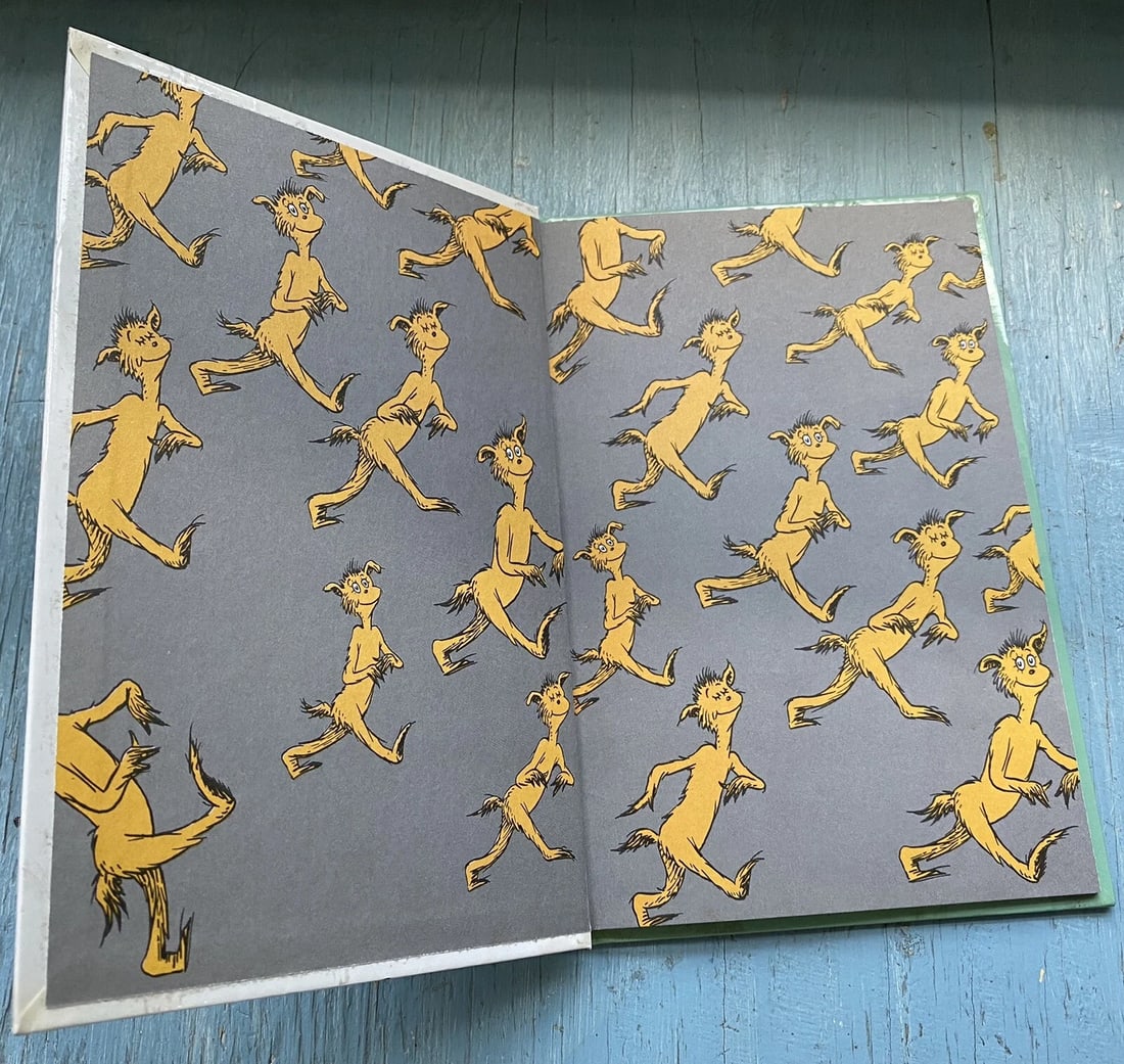 Dr. Seuss THE FOOT BOOK 1968 1st ED/2nd Print HC RARE Excellent Condition - 8