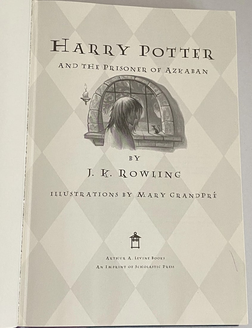 Harry Potter and the Prisoner of Azkaban by J. K. Rowling HC/DJ 1st American Ed. - 3
