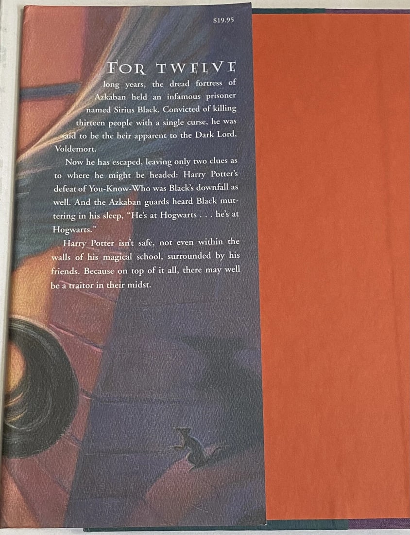 Harry Potter and the Prisoner of Azkaban by J. K. Rowling HC/DJ 1st American Ed. - 9