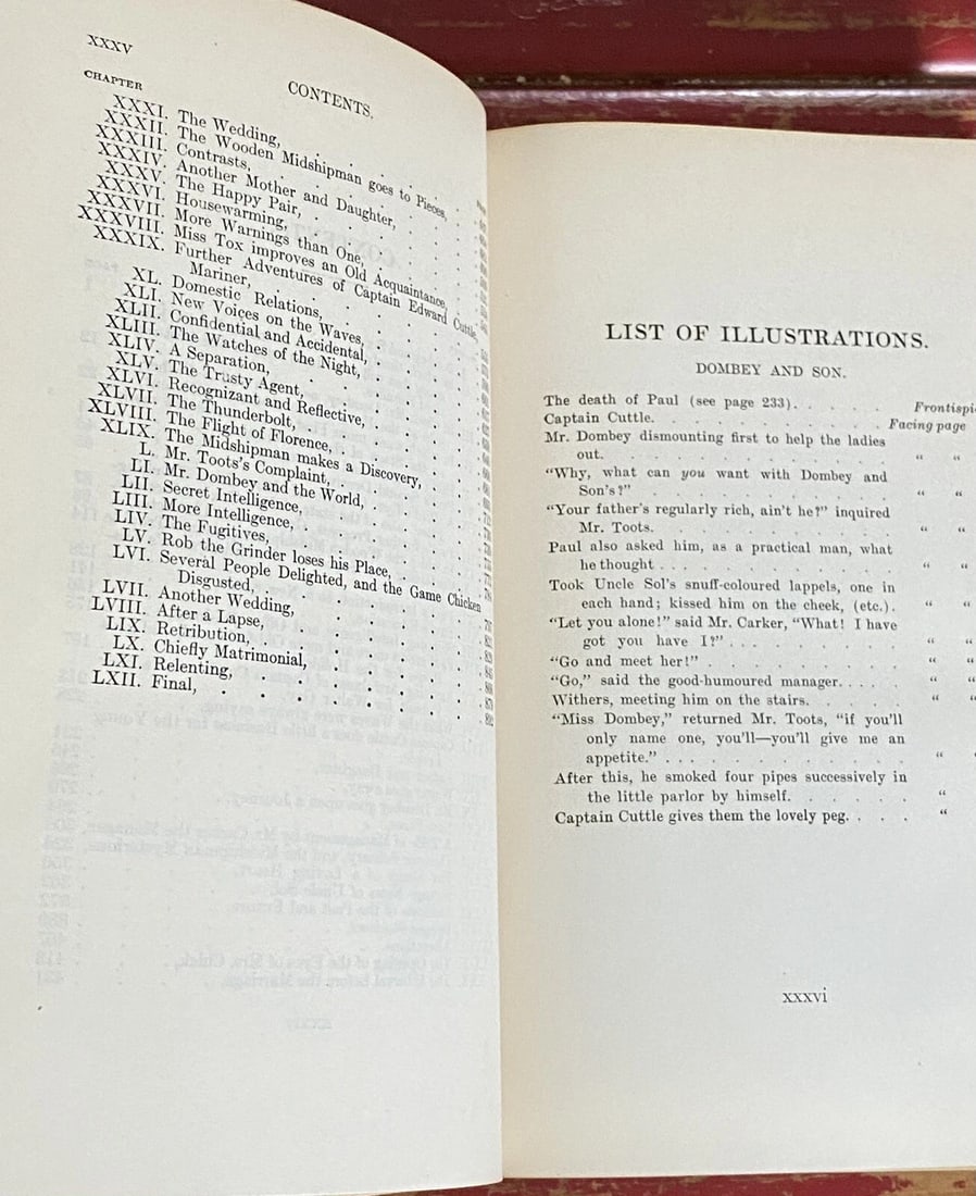Dombey & Son Charles Dickens University Society Vol. VI Illustrated HC 1911 - 12