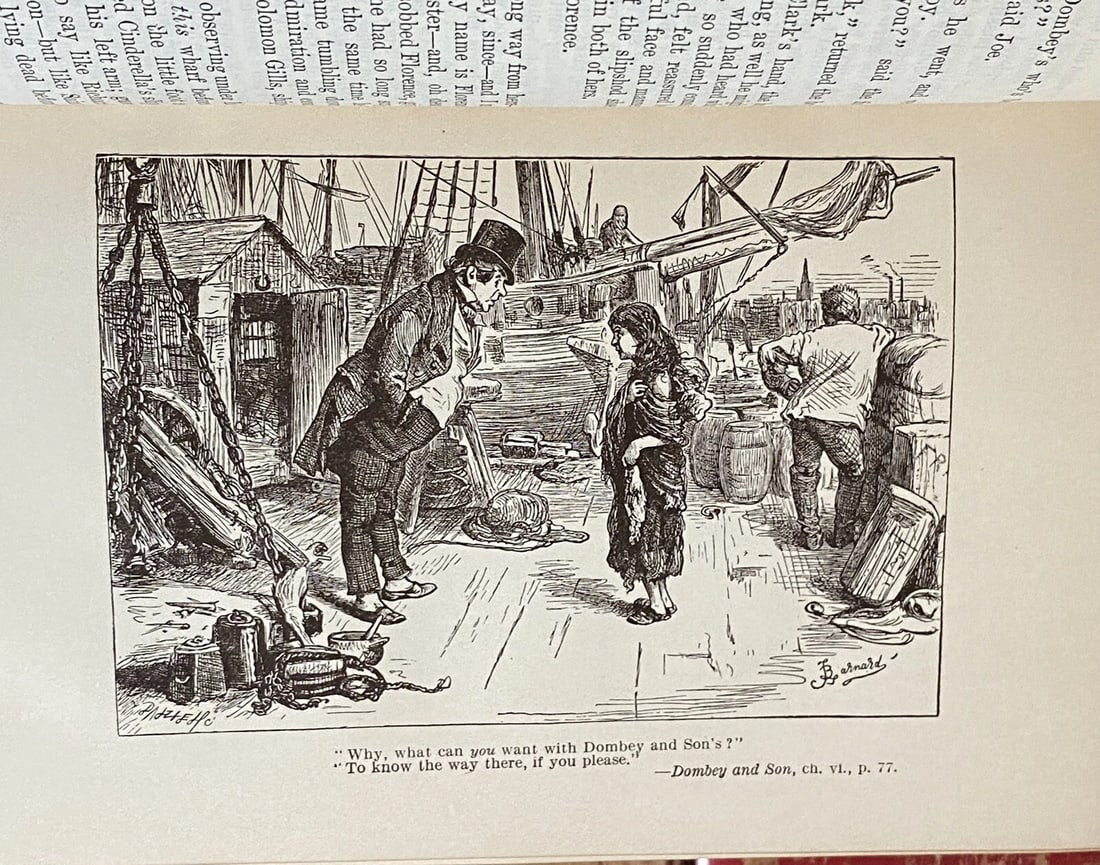 Dombey & Son Charles Dickens University Society Vol. VI Illustrated HC 1911 - 8