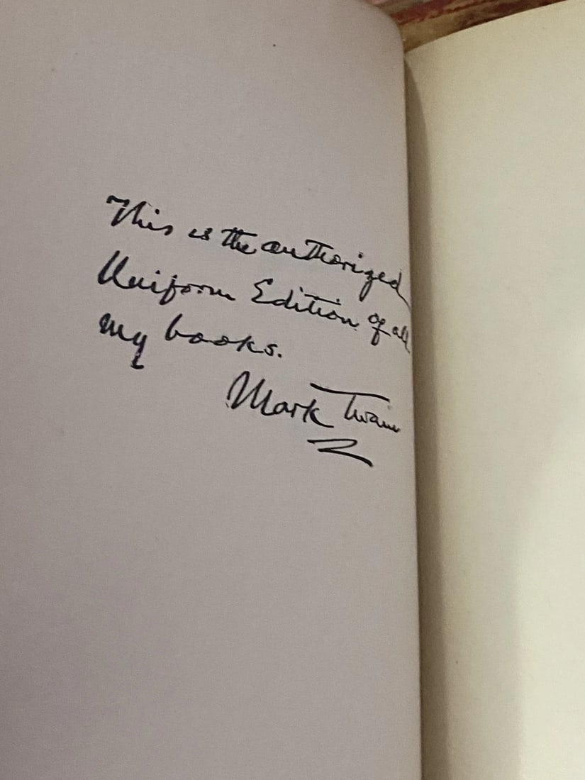 Mark Twain Authors National Edition Innocents Abroad Vol. I 1911 HC Illustrated - 6