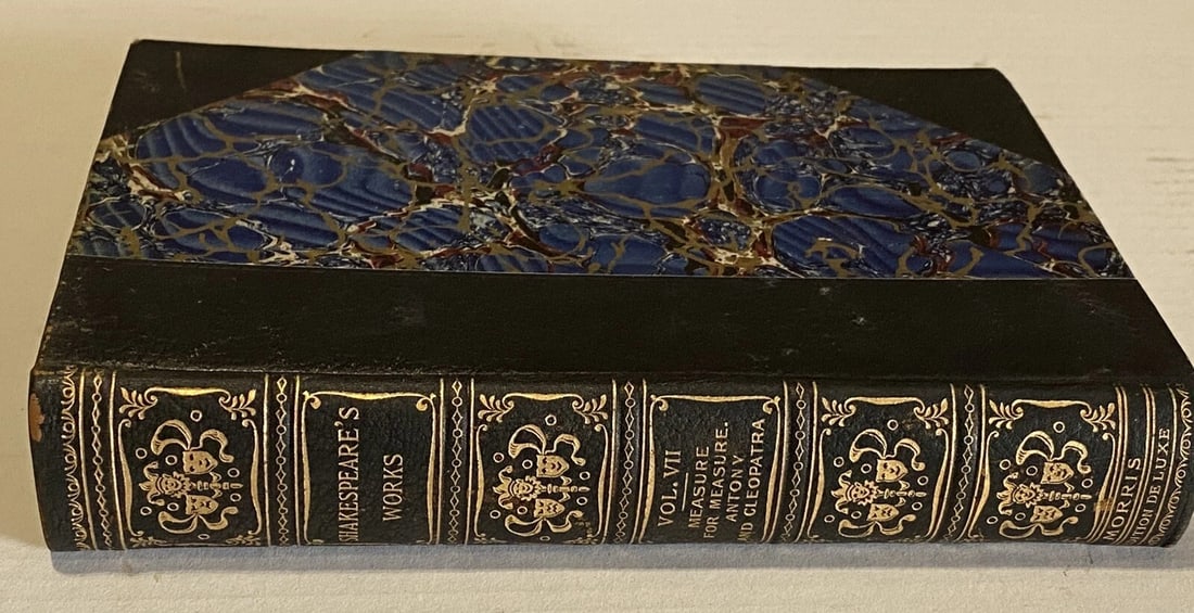 Shakespeares Works Elgin Ed. Deluxe Vol. VII Anthony&Cleopatra #360 Morris 1901 - 6