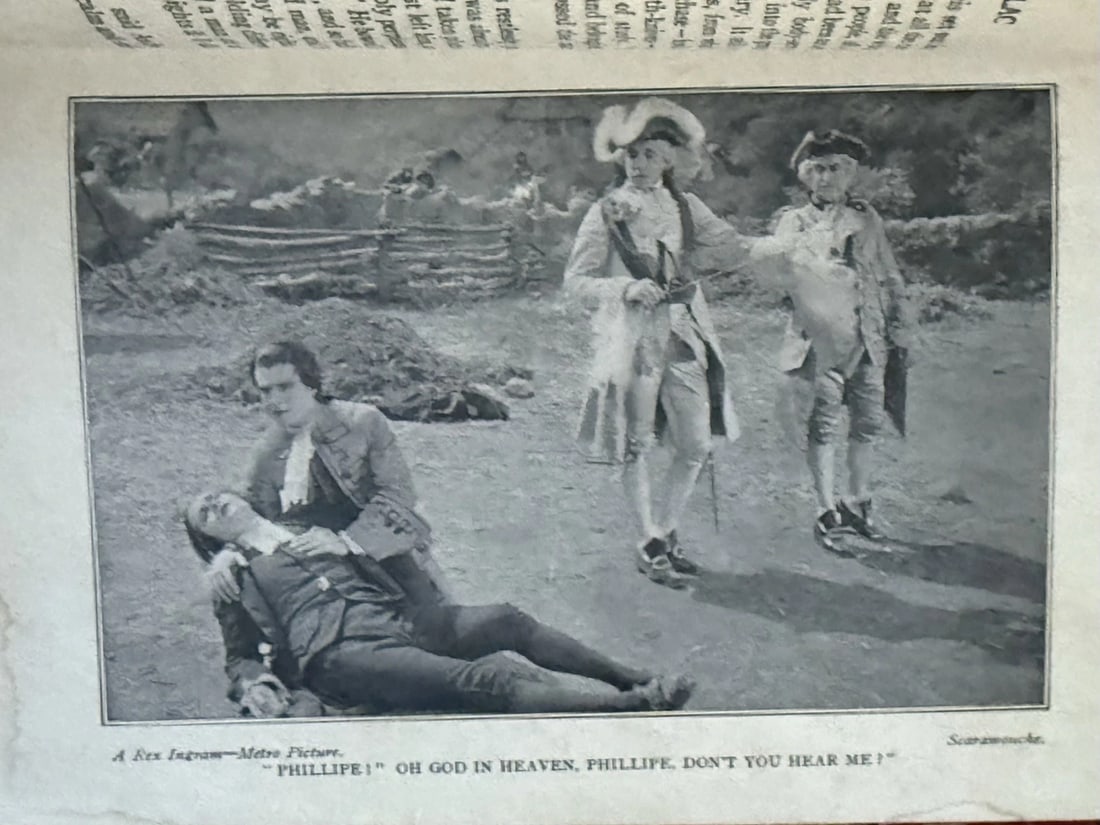 Scaramouche A Romance of the French Revolution Rafael Sabatini 1923 HC Grosset - 6