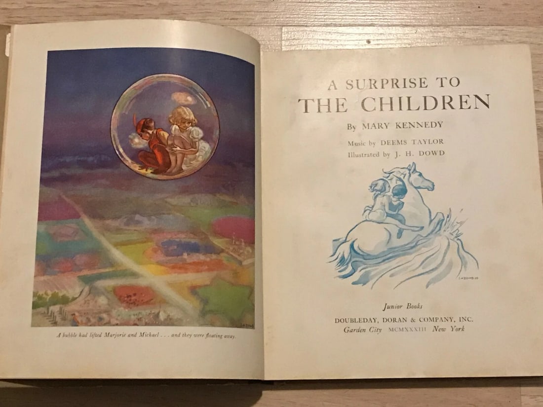 Mary Kennedy, J H Dowd A Surprise to the Children 1st Edition Stated 1933 - 5