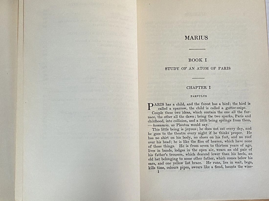 Victor Hugo Les Miserable Books III & IV University Society Illust. 1800s Rare! - 9