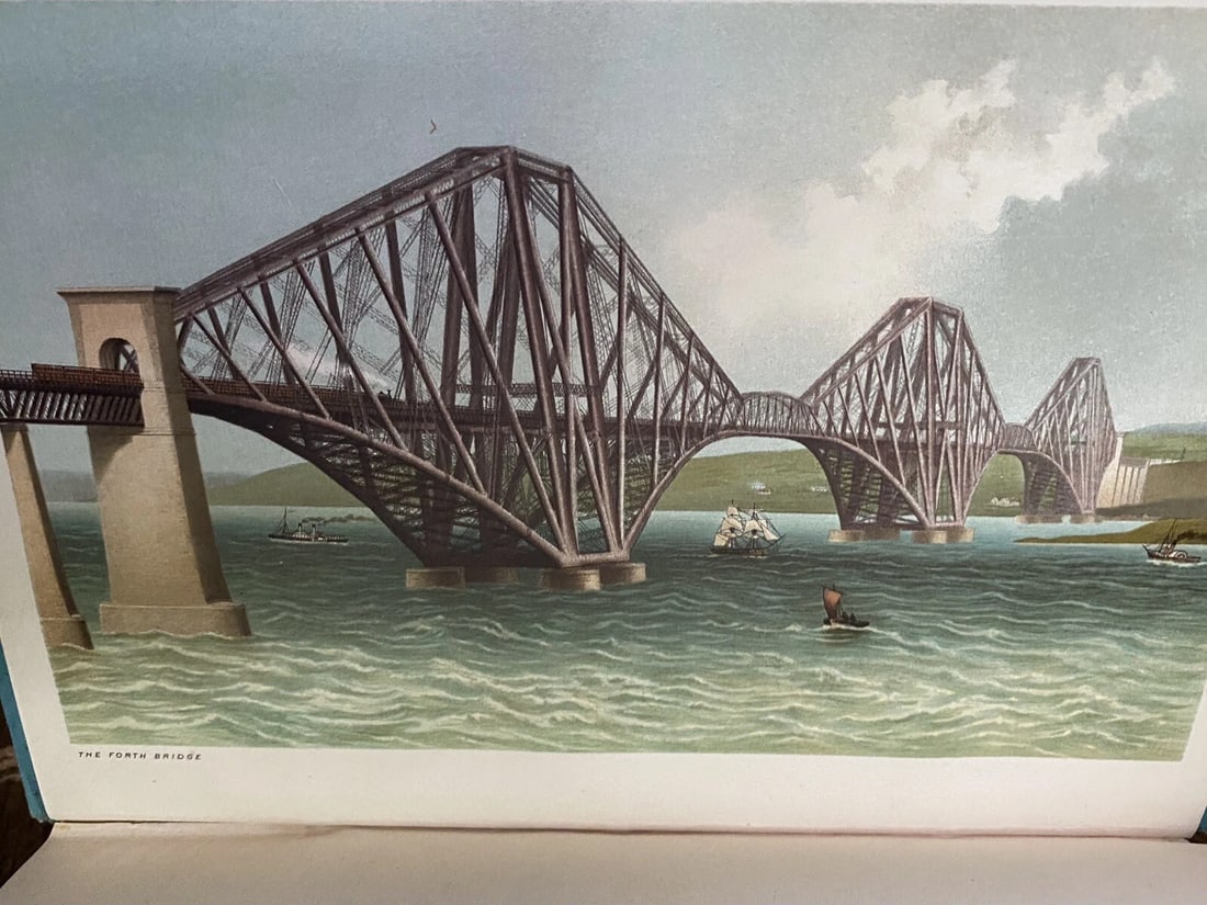 SOUVENIR OF SCOTLAND Its Cities Lakes and Mountains 1891Hardcover T. Nelson&Sons - 5