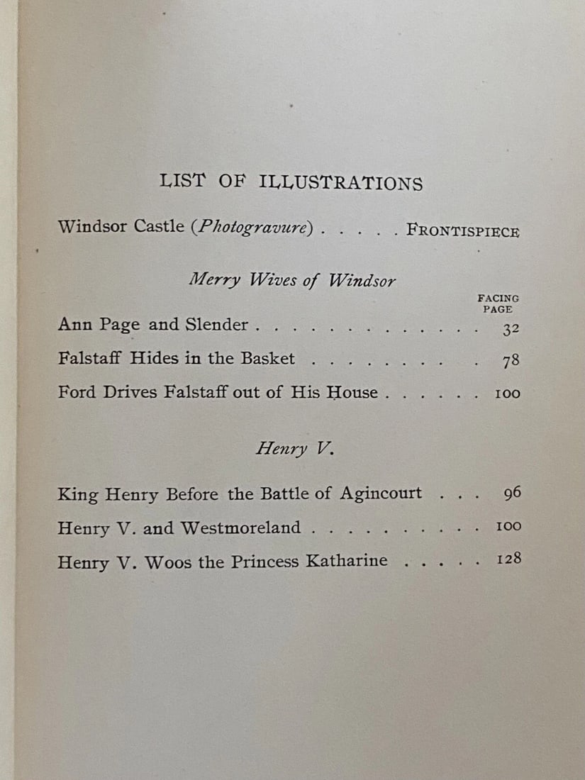 Shakespeares Works Elgin Ed. Deluxe Vol. XV #360/1000 Morris 1901 Illustrated - 9