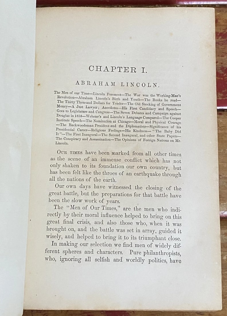 Men of Our Times / Leading Patriots of the Day 1868 Harriet Beecher Stowe Illus - 19