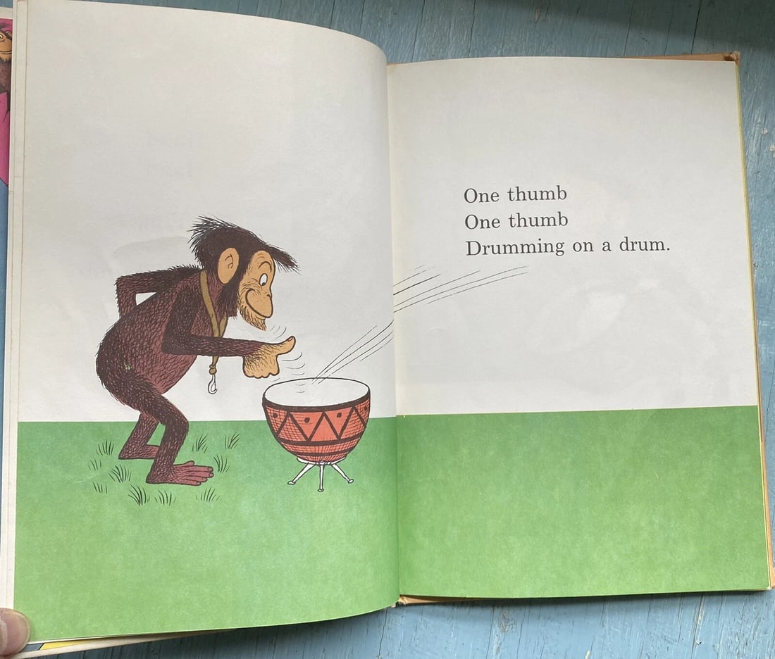 Bright and Early Books Hand, Hand, Fingers,Thumb HC Al Perkins 1969 BCE 1st Good - 10