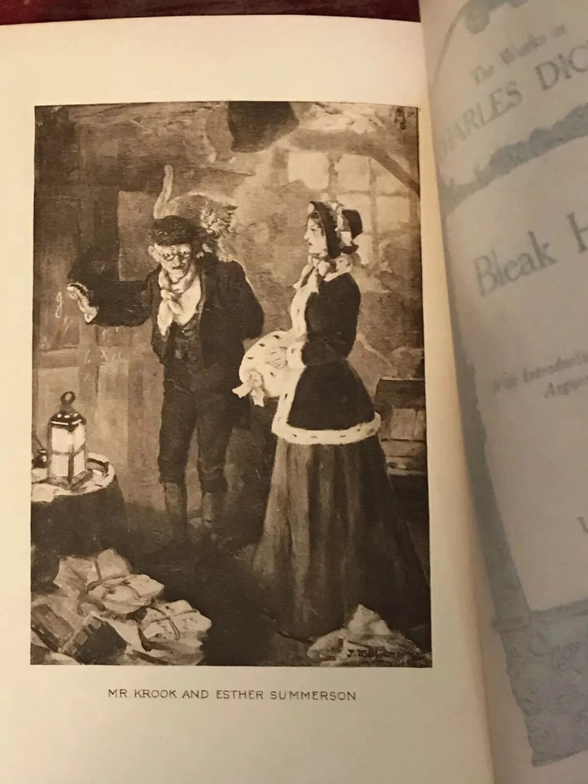 The Works Of Charles Dickens University Edition Vol. 1 Bleak House Antique 1911 - 3