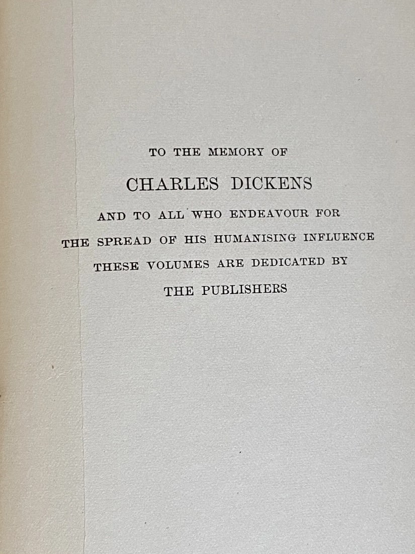 The Works Of Charles Dickens University Edition Vol. 1 Bleak House Antique 1911 - 7