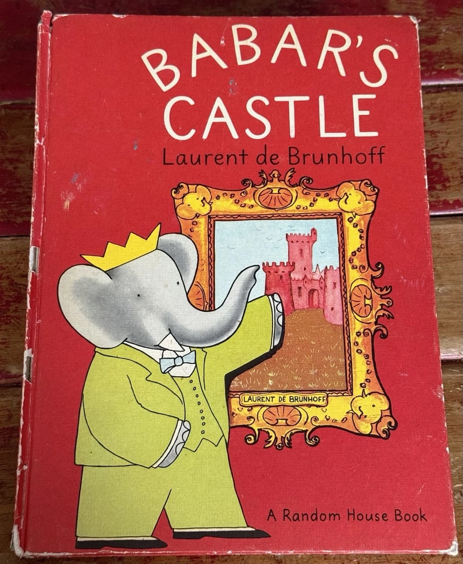 Babars Castle by Laurent De Brunhoff 1st Ed.1962 Random House HC Illustrated - 2