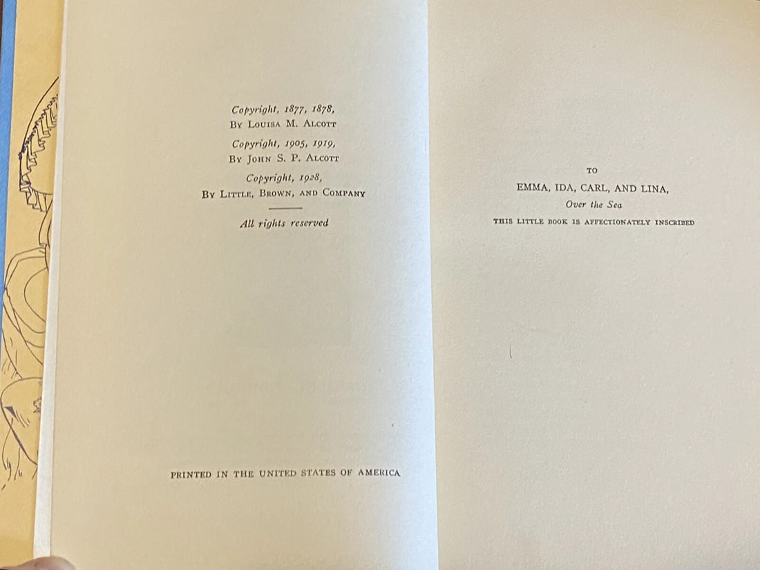 Louisa May Alcott UNDER THE LILACS Complete Authorized Ed. 1928 HC/DJ Grosset - 6
