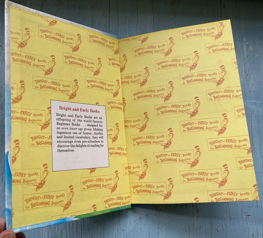 Great Day for Up Bright & Early BC Edition Hardcover Dr. Seuss 1974 1ST/2nd VG - 8