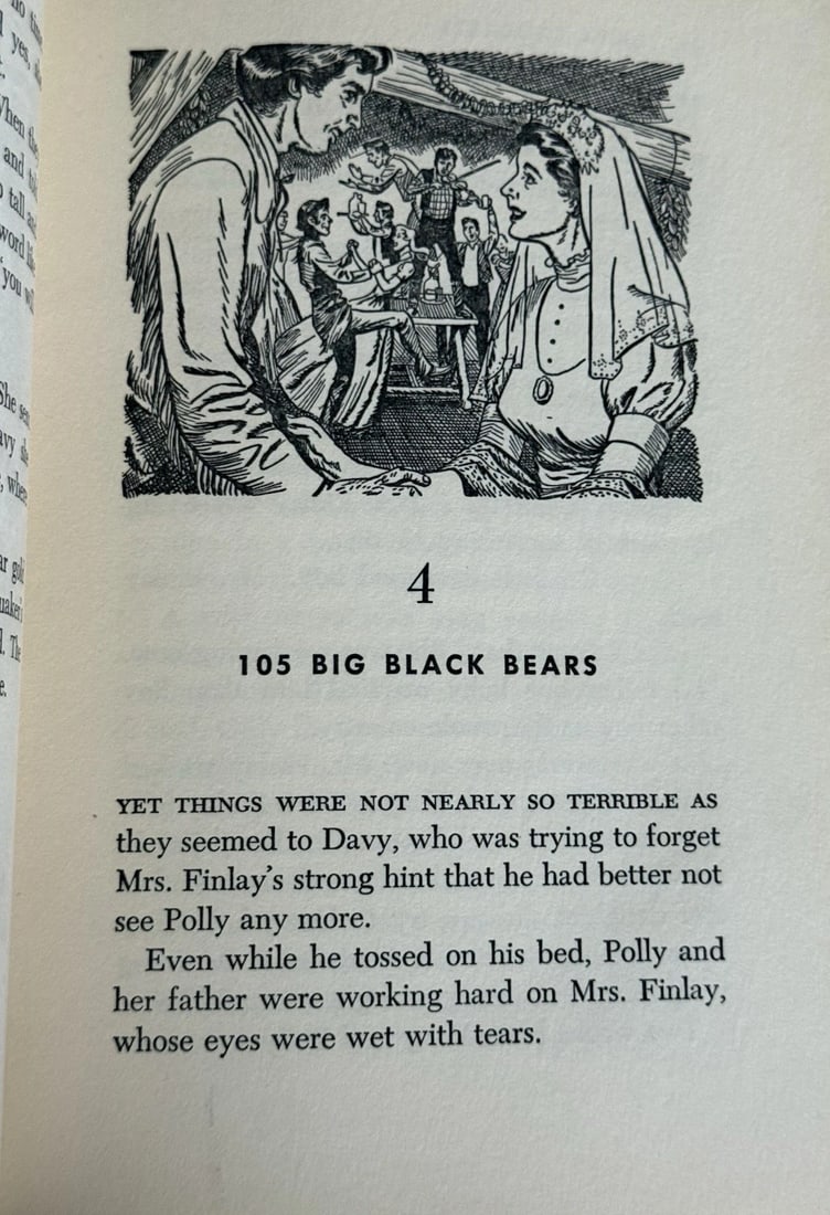 Davy Crockett Stewart H. Holbrook HC First Edition 1955 Illustrated Good Cond. - 10