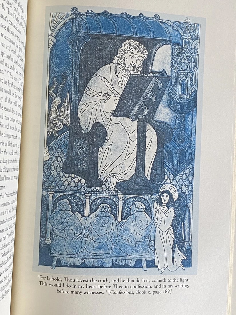 Confessions of Saint Augustine 1982 Franklin Library Leather Hardcover NEW Cond. - 18