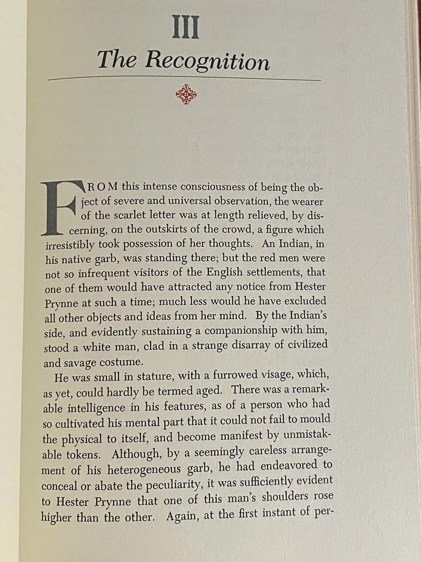 Hawthorne, Nathaniel THE SCARLET LETTER Franklin Library 1st Edition/Print 1979 - 13