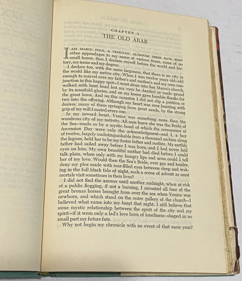 1953 CARAVAN TO XANADU Edison Marshall HC/DJ 1st Ed. Farrar Straus Book:VG, DJ:G - 10