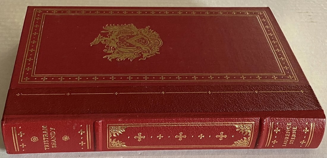 Rare Tristram Shandy Laurence Sterne The Franklin Library 1981 HC Unread Leather - 5