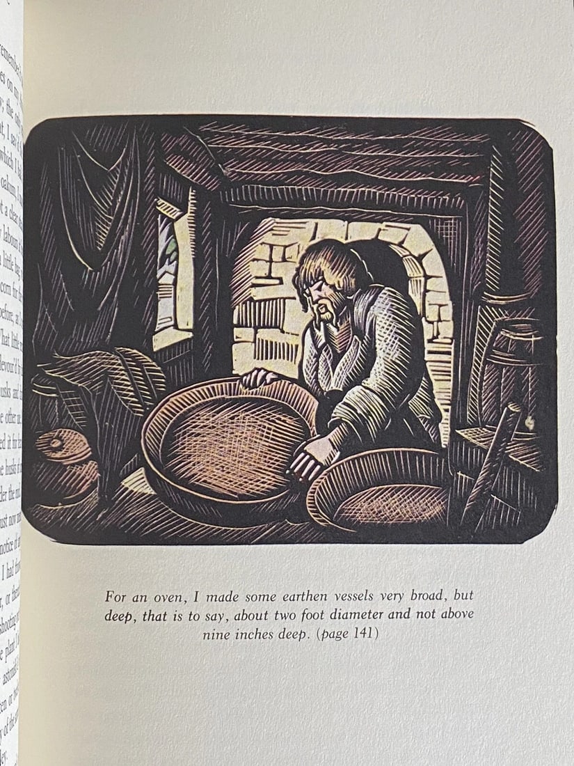 Franklin Library ROBINSON CRUSOE- Daniel Defoe-1/4 Leather 1979 Unread NEW Cond. - 8