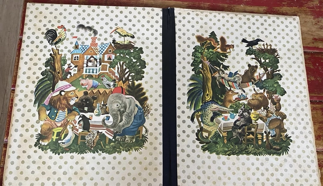 1944 ANIMAL STORIES BY GEORGES DUPLAIX 1st Ed/5th Simon & Schuster Vintage - 13