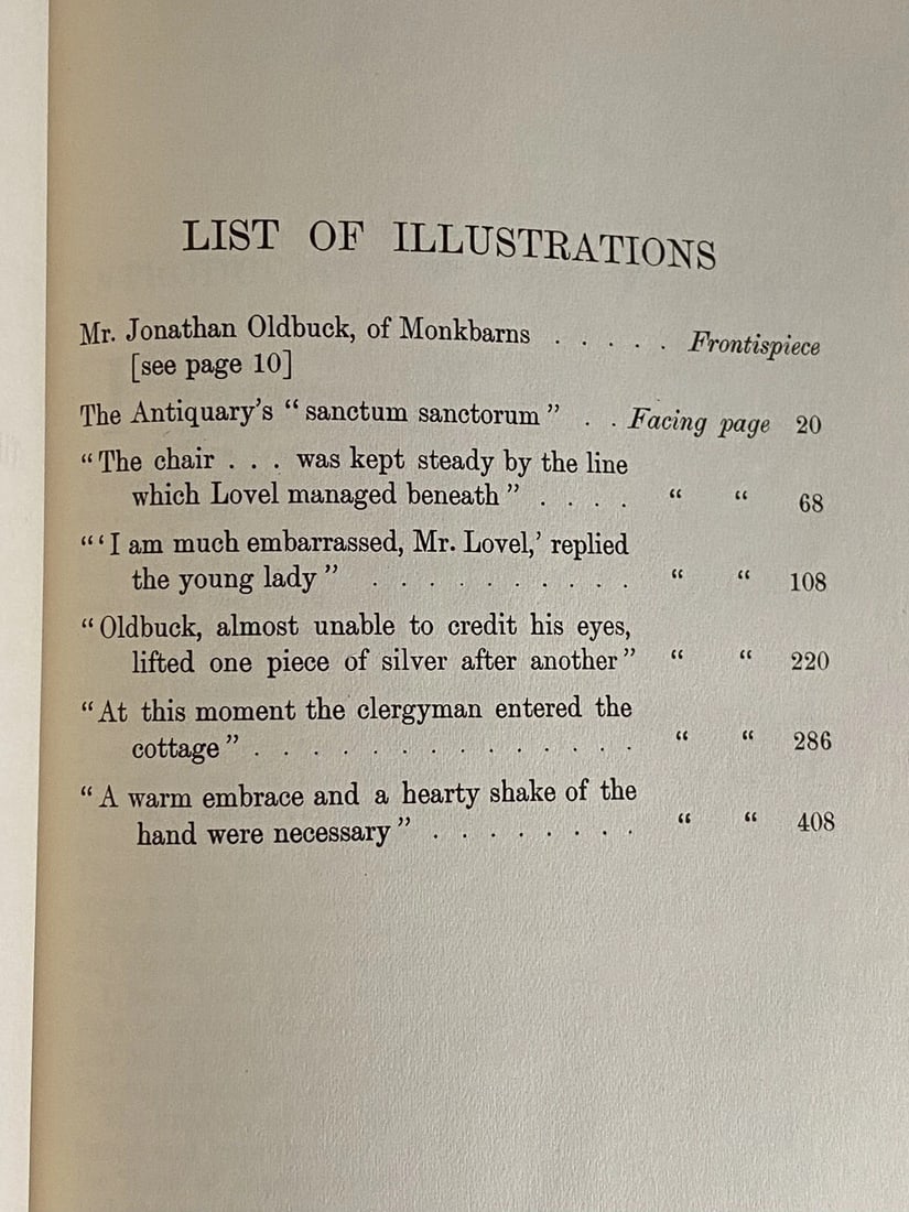 Works Of Sir Walter Scott Waverley Novels Vol VI The Antiquary HC 1800s Illustr - 7