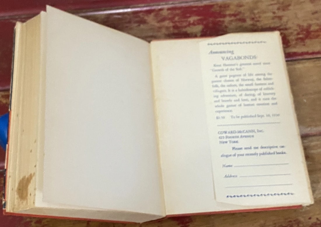 Domitila by Paulo Setubal Coward McCann HC w DJ 1st Ed. 1930 RARE! - 13