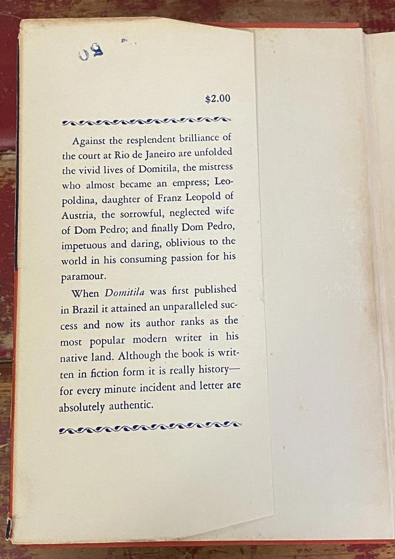 Domitila by Paulo Setubal Coward McCann HC w DJ 1st Ed. 1930 RARE! - 15