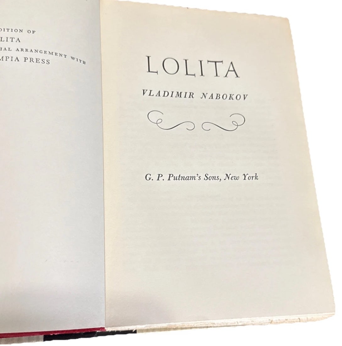 1955 Lolita Vladimir Nabokov G.P. Putnam's 1st/ 16th Very Good HC 1955 - 3