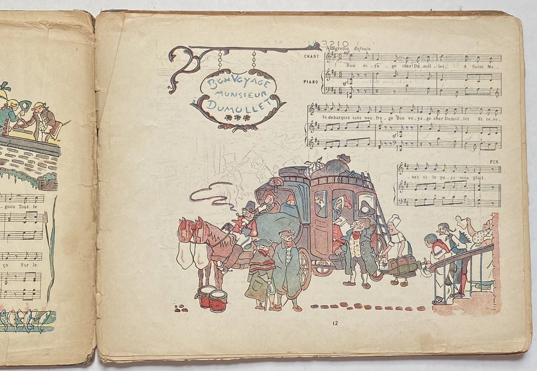 Gabriel Pierne Voyez Comme on Danse Chansons De Jeu et RondesEnfantines Signed - 6