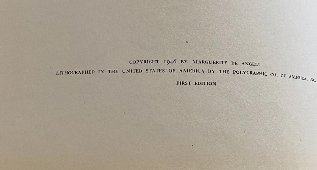 1946 BRIGHT APRIL Marguerite deAngeli 1st ED Stated HC/DJ Doubleday - 5