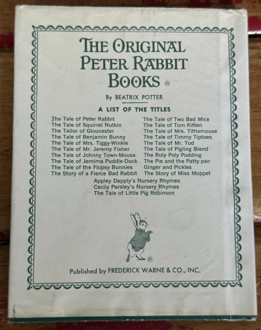 The Tale of Mrs. Tittlemouse BEATRIX POTTER HC/DJ 1938 2nd Printing Very Good! - 9