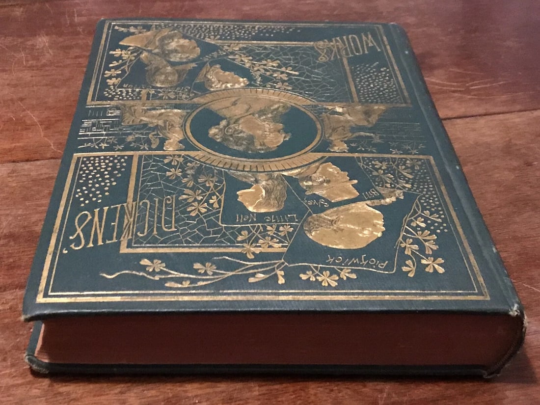 The Works of CHARLES DICKENS Collier Unabridged 1870 illustrated Vol VI HC - 10