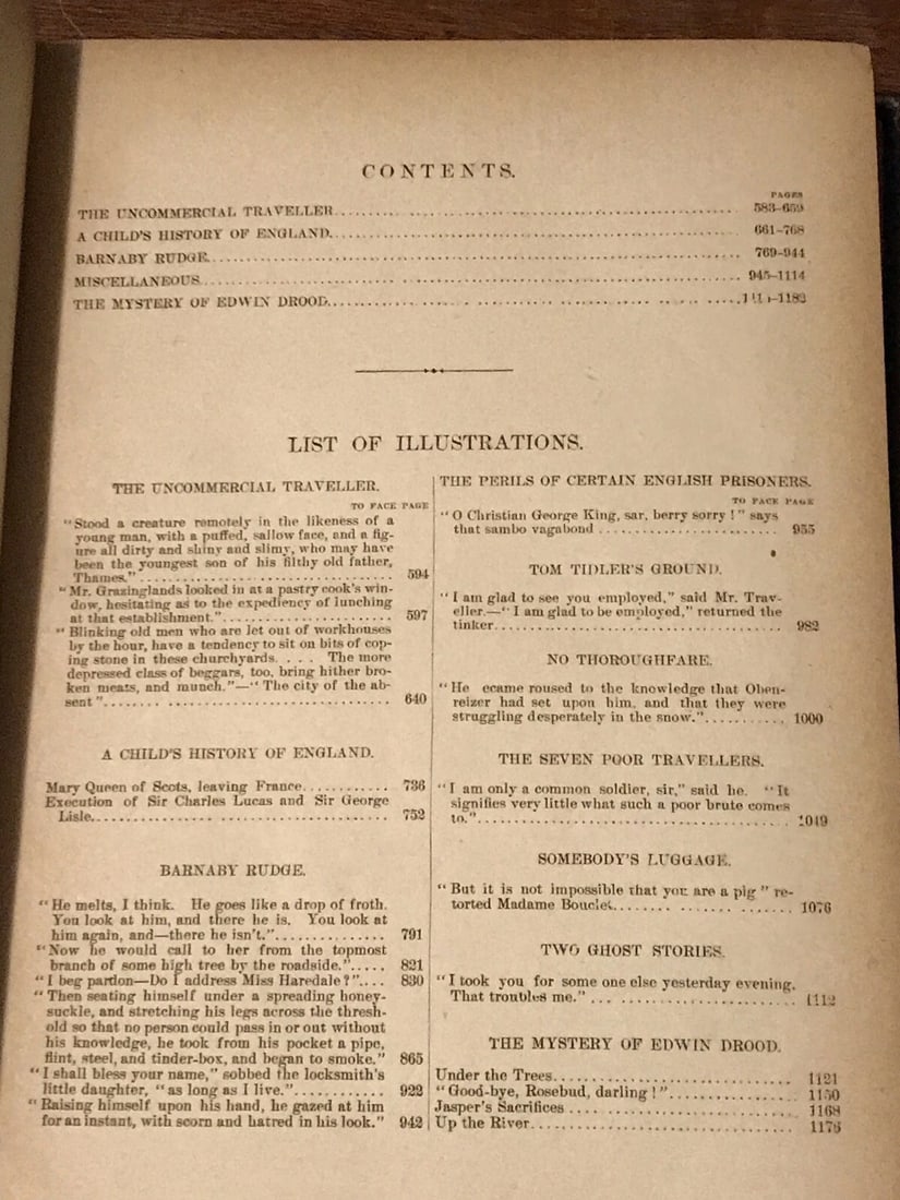 The Works of CHARLES DICKENS Collier Unabridged 1870 illustrated Vol VI HC - 12