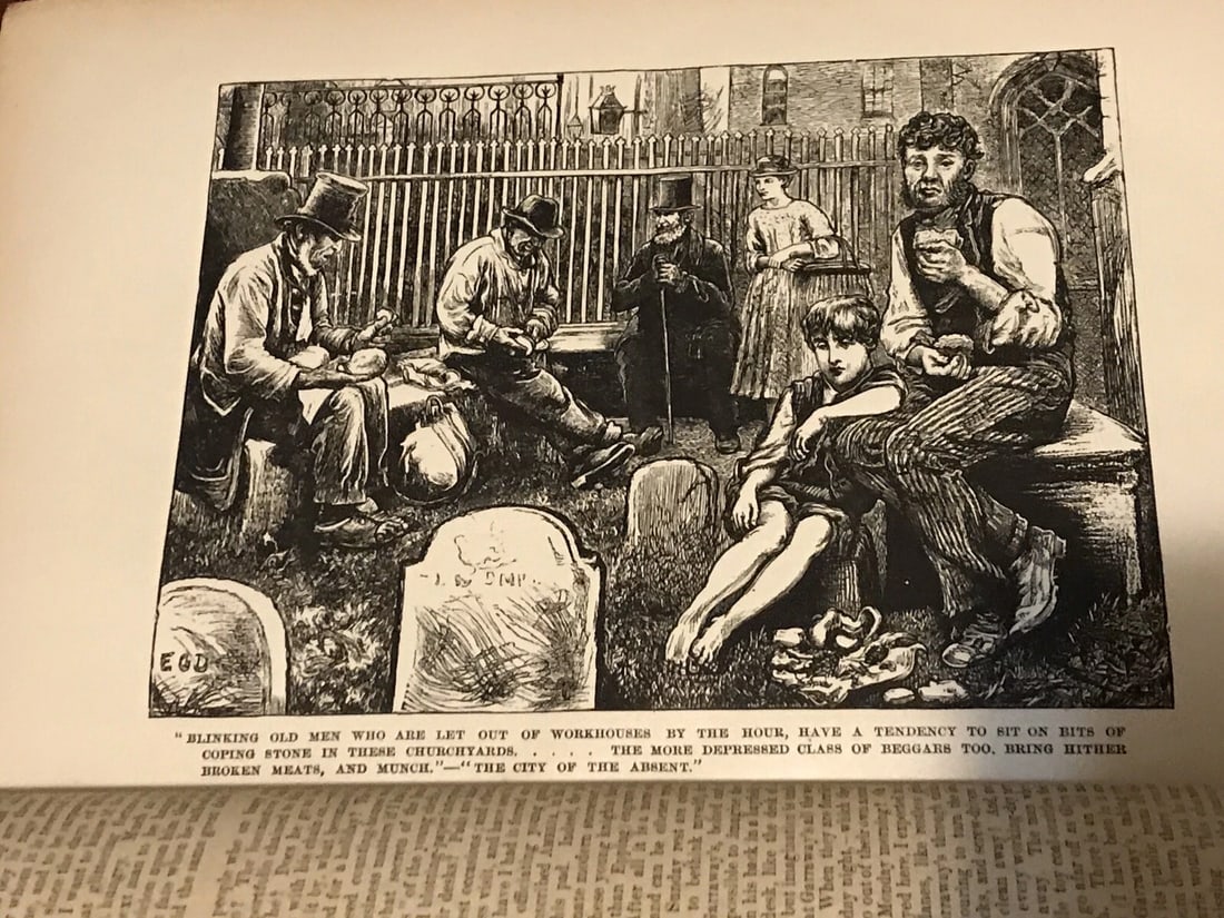 The Works of CHARLES DICKENS Collier Unabridged 1870 illustrated Vol VI HC - 8