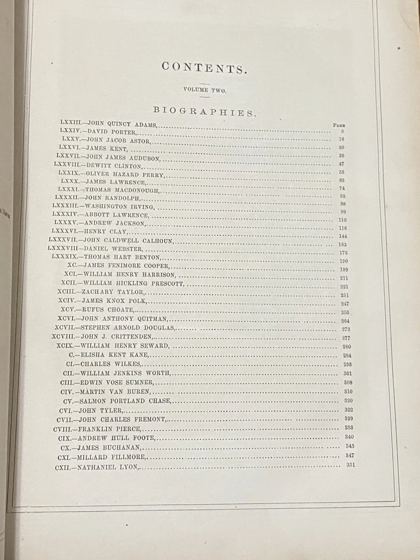 PORTRAIT GALLERY OF EMINENT AMERICANS Vol.II 1864 E.A.Duyckinck - 9