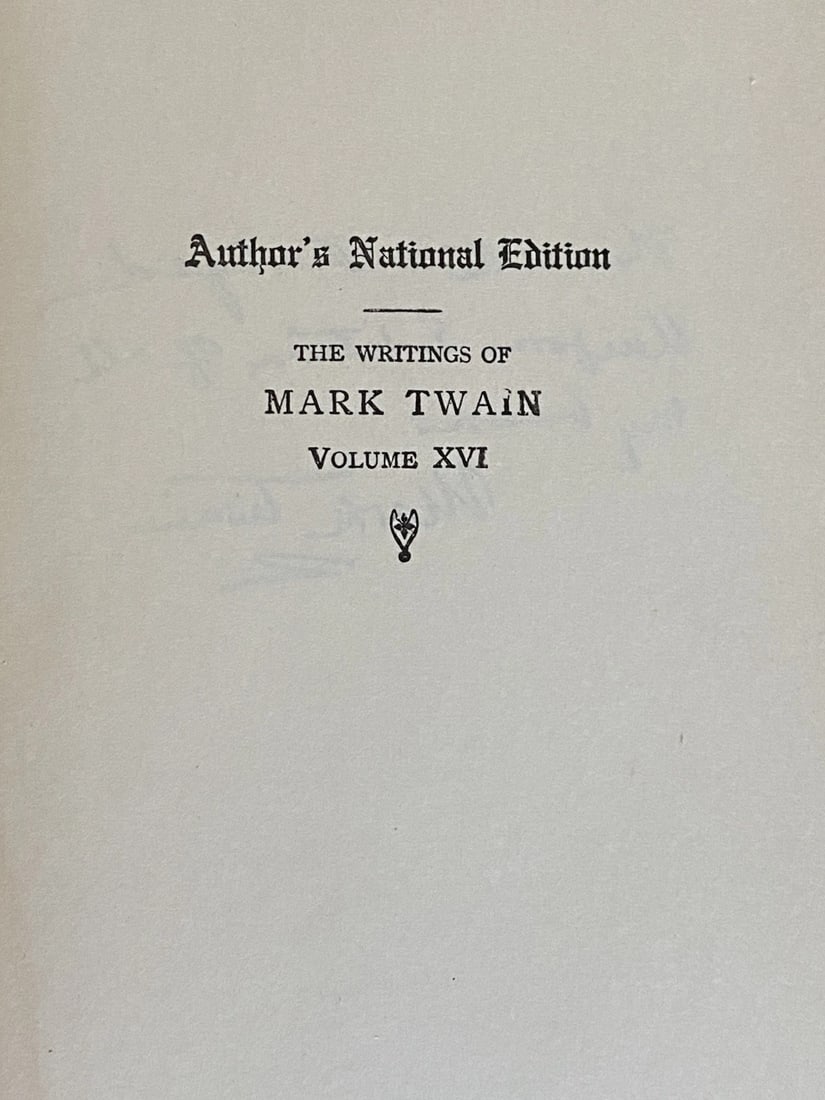 A Connecticut Yankee In King Arthurs Court MarkTwain 1899Authors Natl Ed HC - 5