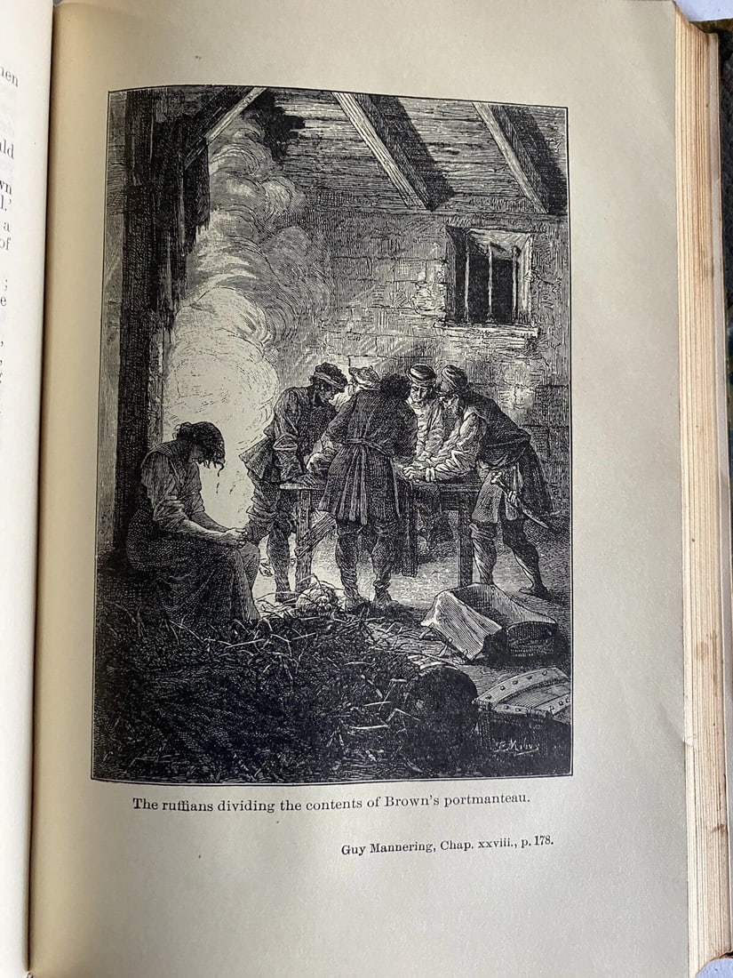 The Works Of Sir Walter Scott WaverleyNovels Waverley; GuyManning Vol. IAntique - 19