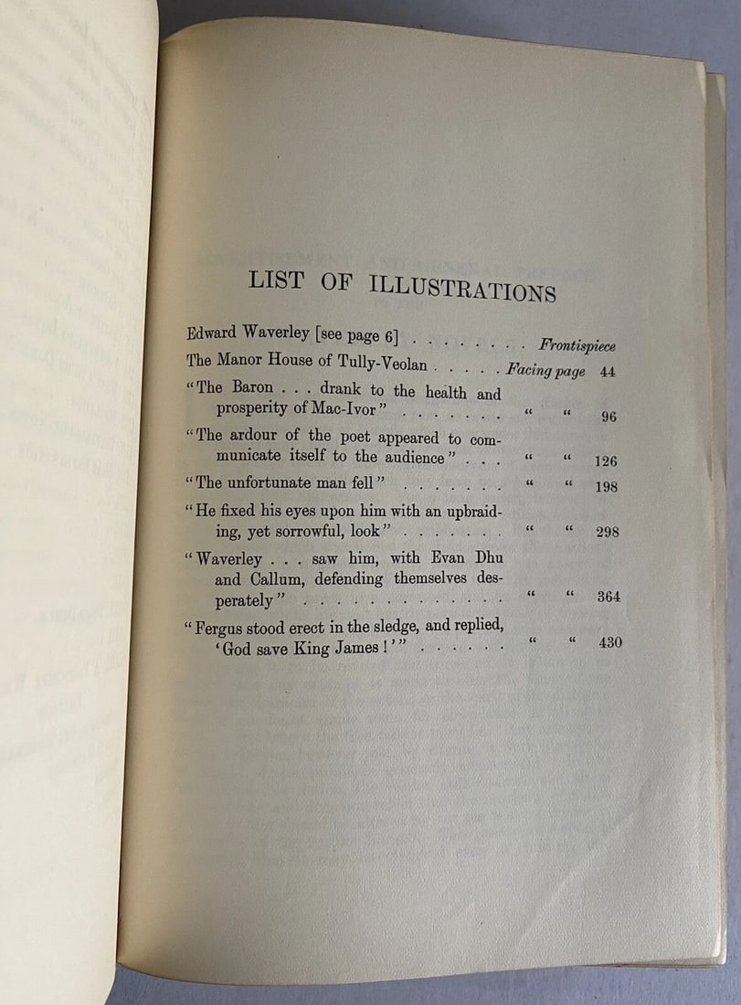 The Works Of Sir Walter Scott WaverleyNovels Waverley; GuyManning Vol. IAntique - 9